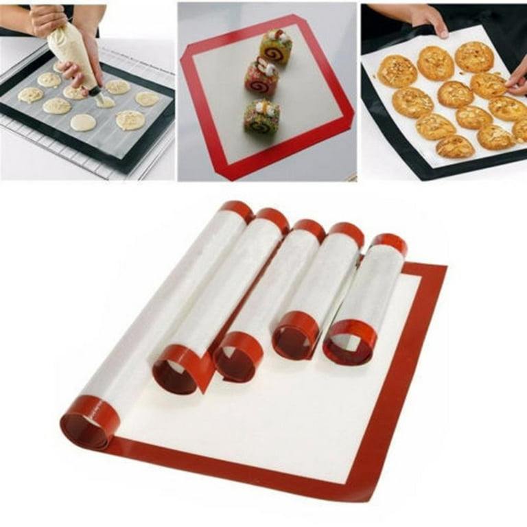 Square Silicone Baking Mats for 10 Inch Cake Pan, 9.65Square Food Grade  Silicone Mat for Baking Sheet for Cake/Pastry/Toast/Pie, Non-Stick Reusable
