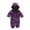 Purple, variant on Dezsed 0-12 Months Baby Winter Clothes Fleece Snowsuit Warm Hooded Rompers Romper Baby Girl Long Sleeve Jumpsuit Overalls For Newborns 1St Birthday Boy