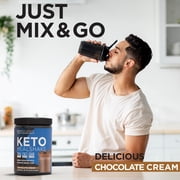 Keto Science Ketogenic Meal Shake Chocolate Dietary Supplement, Meal Replacement, 14 Servings