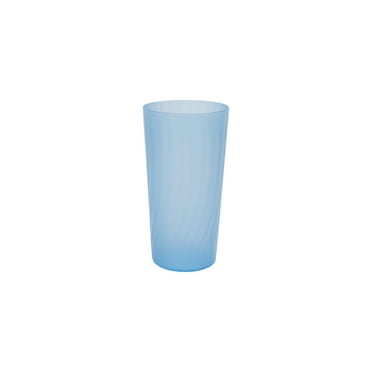 Mainstays - Blue Round Plastic Swirl Pattern Tumbler, 26-Ounce