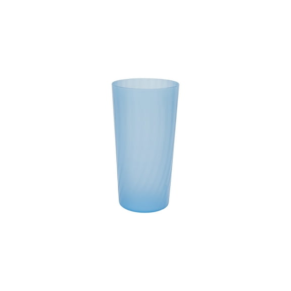 Mainstays - Blue Round Plastic Swirl Pattern Tumbler, 26-Ounce