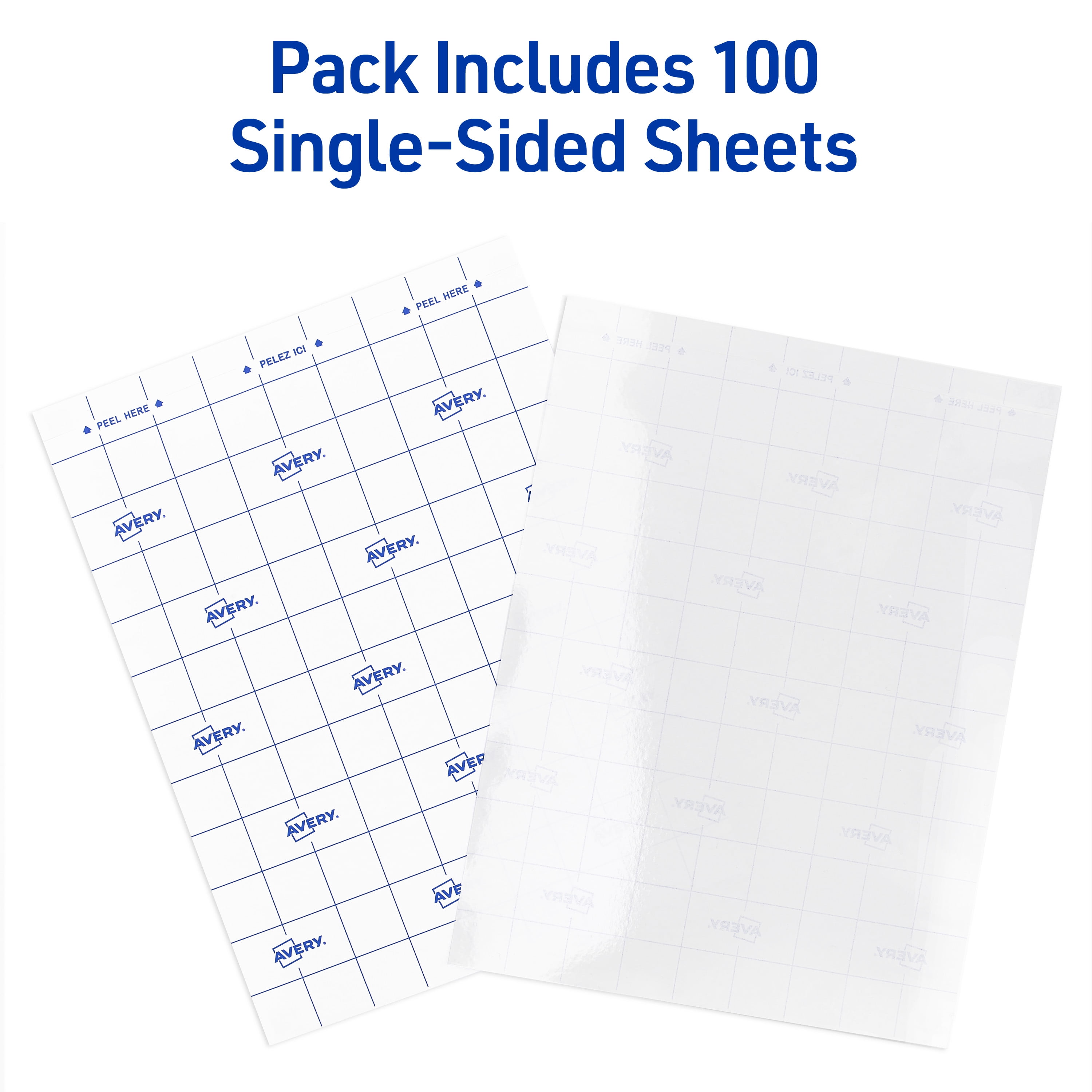 Avery Clear Laminating Sheets, 9" x 12", 100ct (2-Pack of 73601)