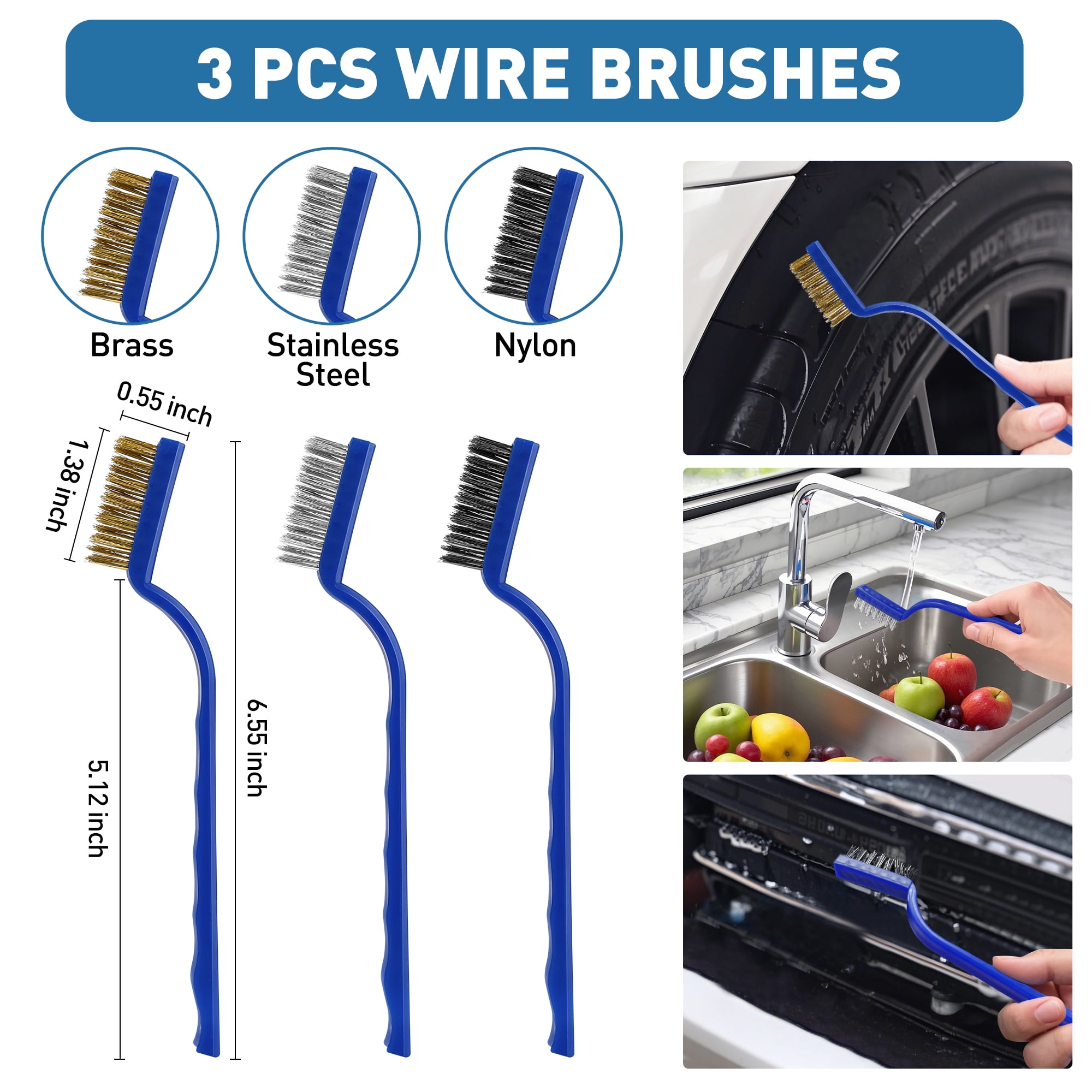 33Pcs Car Detailing Kit, Car Cleaning Kit with Professional Car Detailing Brush Set, Car Wash Kit and Auto Detailing Kit. Reusable Car Wash Brush kit for Interior, Exterior, Dashboard, Wheels,Leather