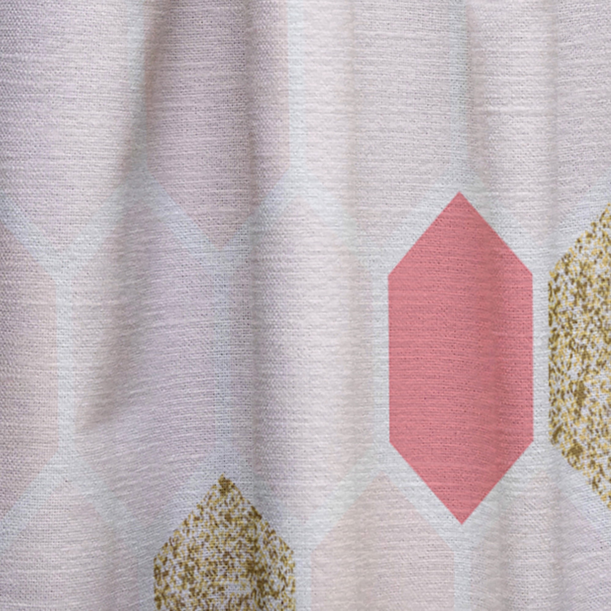 Designart 'Gold Chic Retro Design I' Mid-Century Modern Curtain Panel