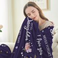 thumbnail image 2 of Daughter Gifts from Mom Dad, Gifts for Daughters Adult, Daughter Birthday Gifts, Daughter Gifts Idea, Daughter Gift from Mother Father, Daughter Christmas Valentines Gifts Blanket 50"x60", 2 of 6