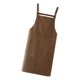 thumbnail image 5 of Delantal de chef, delantal para cocinar y hornear, delantal de cocina impermeable, mono, delantal con pechera para café, 5 of 9
