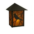 thumbnail image 2 of Meyda 141242 9 in. Seneca Song Bird Wall Sconce, Ha Smooth & Sandblasted Inside, 2 of 5