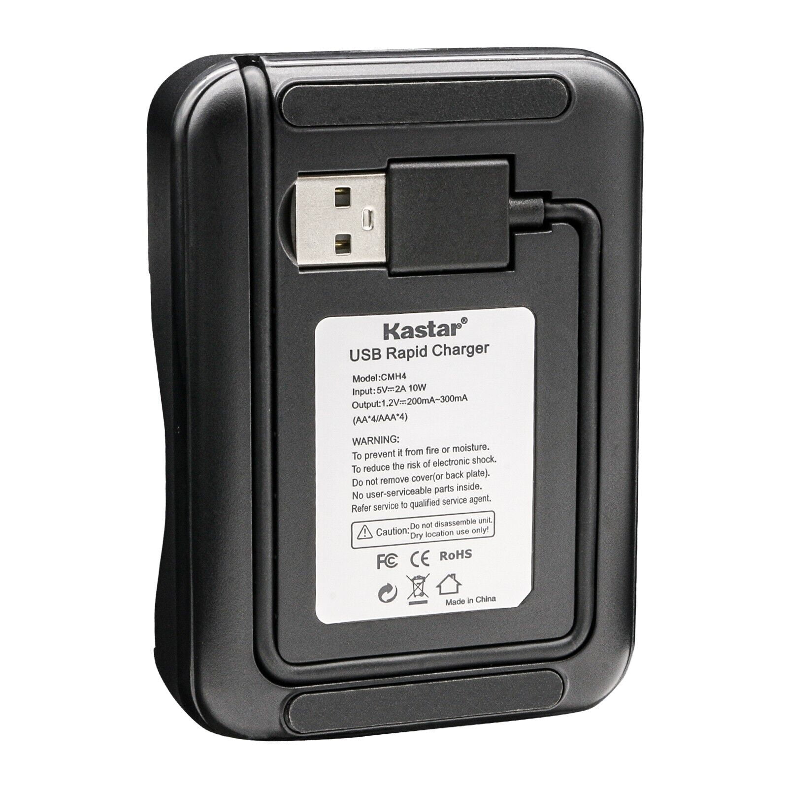 Kastar 16-Pack Battery and CMH4 Smart USB Charger Compatible with Philips Phone Models: CD1552B CD1553B CD4401B CD4402B CD4451B CD4452B CD6451B CD6452B DECT2250 DECT2251 DECT2252