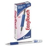 Easytouch Ballpoint Pen, Stick, Fine 0.7 Mm, Blue Ink, Clear Barrel, Dozen