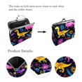 Coin Purses, Neon Animals Dinosaurs Pattern Coin Wallets Mini Purse