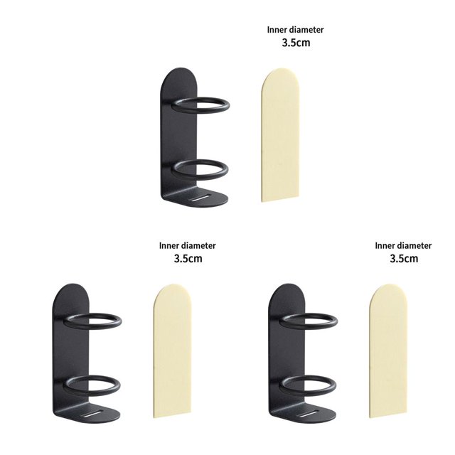 Moyic 2021, soporte para cepillo de eléctrico, estante sin rastro montado en la pared, desagüe de Metal, estante de baño, Type3 NO3 Moyic CBP117536