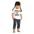 thumbnail image 4 of Get a Grip Golfing Golfer Joke Funny Toddler Boy Girl T Shirt Infant Toddler Brisco Brands 6M, 4 of 6