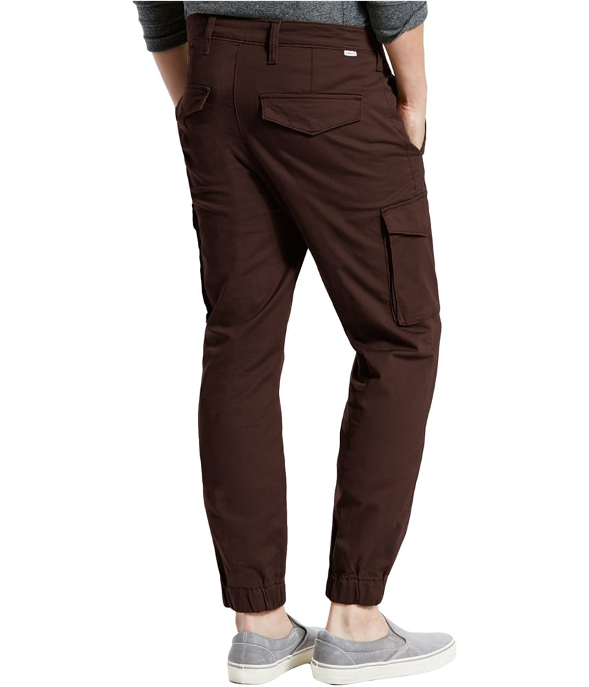 Levi's Mens Slim Banded Cargo Casual Jogger Pants blackcoffeetwill