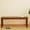 Brown, variant on WILK Dining Table Bench with Solid Wood Seat, Black