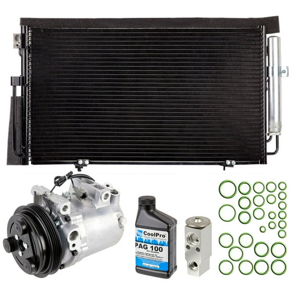 A/C Kit w/ AC Compressor Condenser & Drier For Subaru Impreza 2004 2005 2006 2007 - BuyAutoParts