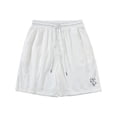 thumbnail image 1 of Fankiway Men'S Style Solid Color Drawstring Pocket Elastic Waist Casual Work Shorts Big Mens Shorts Clearance Cargo Shorts for Men Relaxed Fit, 1 of 3