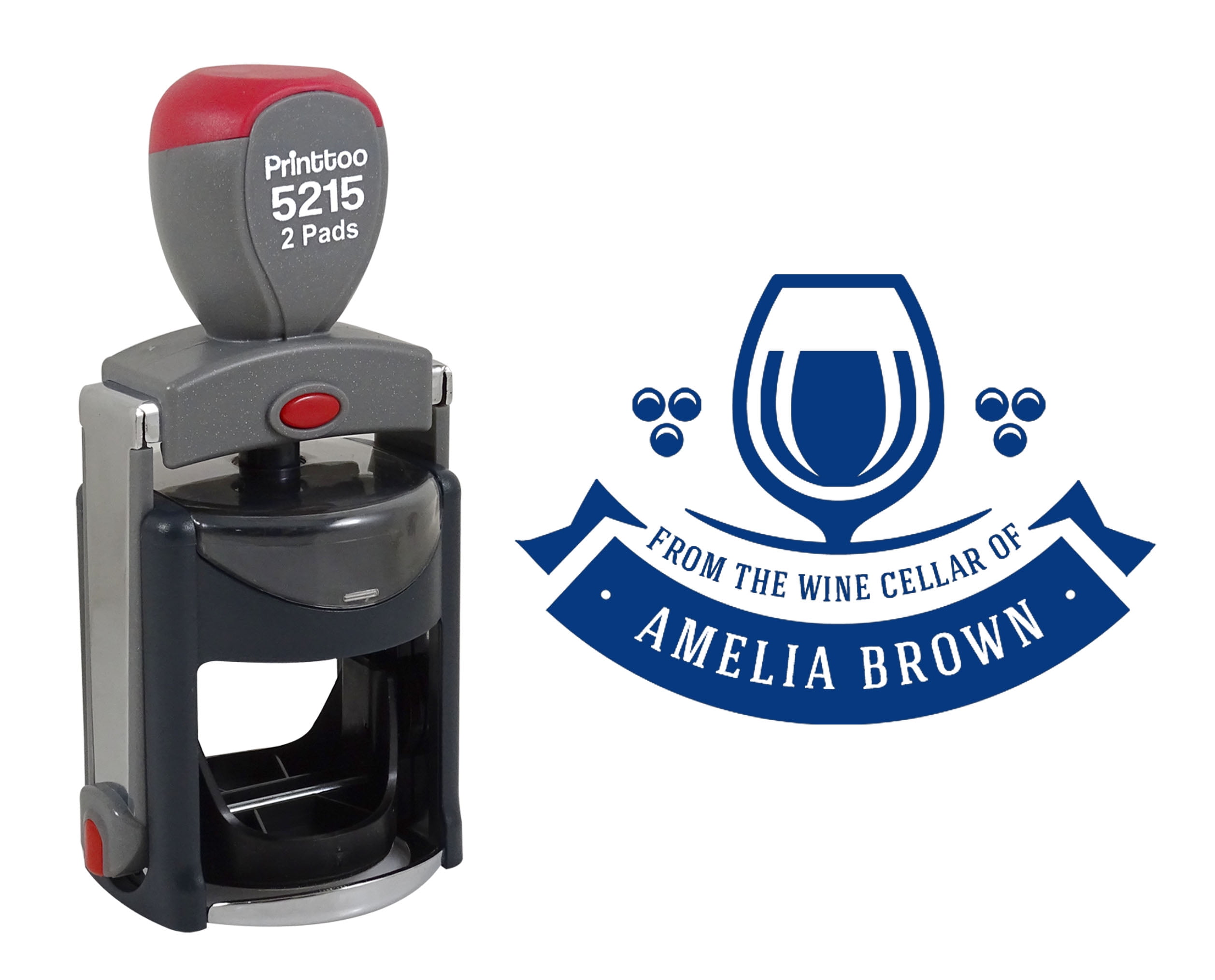 Buy Heavy Duty Style Office Date Stamp With FAXED - Self Inking Dater - Style A - Blue & Red Ink