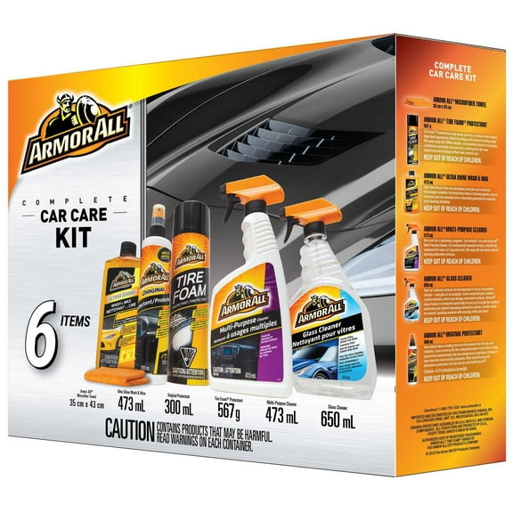 Armor All Complete Car Care Gift Pack, 6-piece set