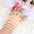 thumbnail image 4 of 1 par de guantes para el cuidado de la artritis, guantes con dedos semicubiertos, guantes de terapia magnética, guantes de presión antideslizantes, color beige., 4 of 7