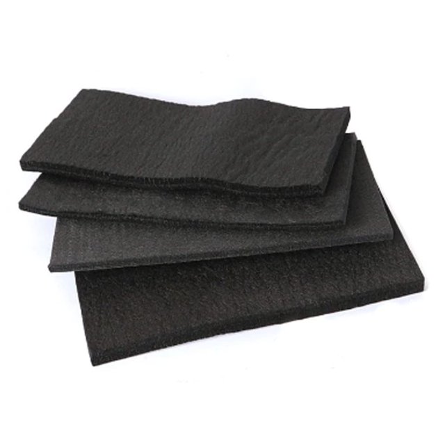 Gamvdout 4Pcs High-Temperature Soft Graphite Carbon Felt for Insulation and Contamination Adsorption