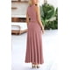 thumbnail image 2 of Conjunto de Falda Larga de Dos Piezas para Mujer PRETTYGARDEN Rosa Polvoriento XS, 2 of 7