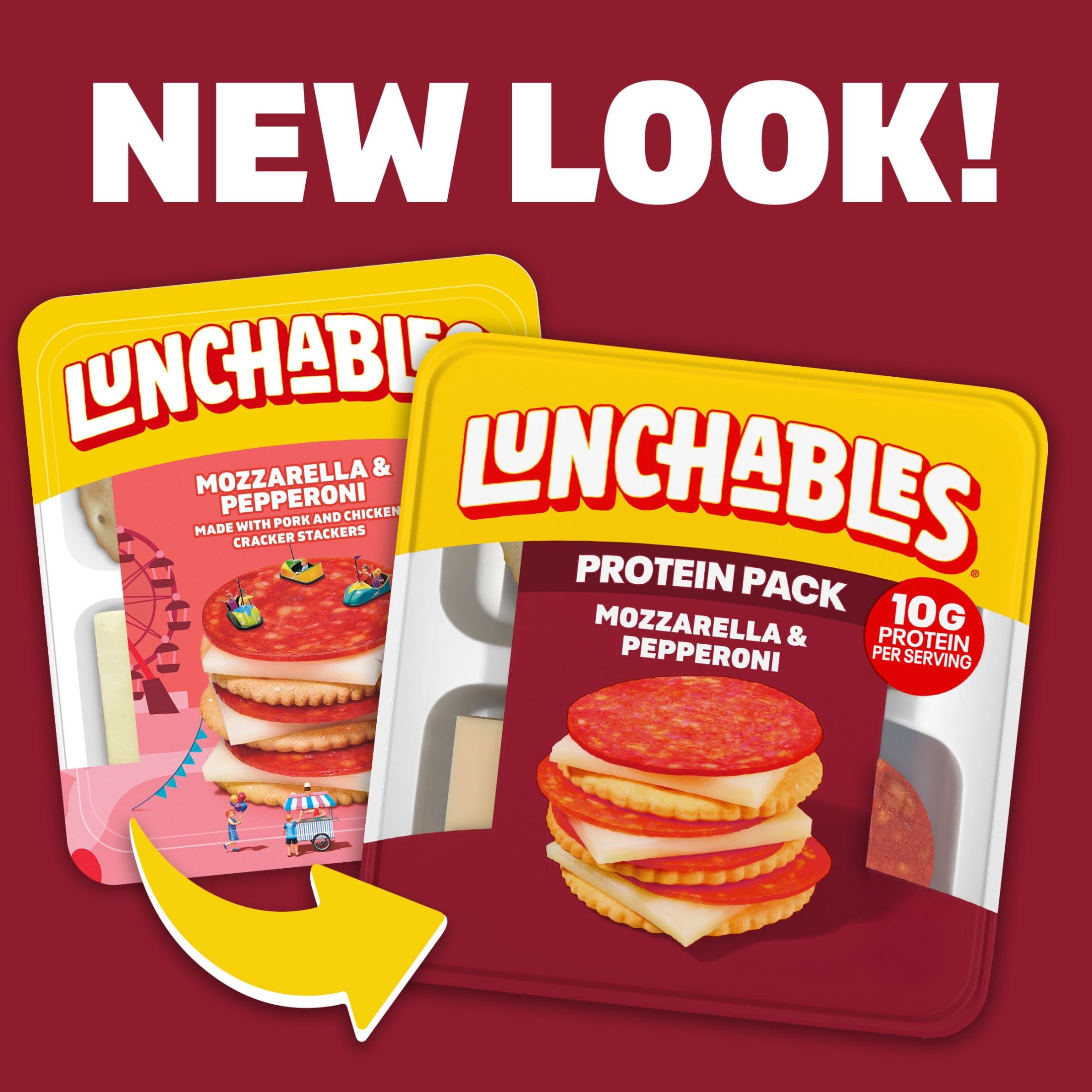 Lunchables Mozzarella & Pepperoni Protein Pack, 2.25 oz Pack