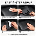 thumbnail image 6 of Self Adhesive Leather Repair Tape, Peel And Stick Leather Patch, Vinyl Repair Roll, Faux Leather Upholstery Sticker, Cuttable Furniture Refurbishment Material for Couch Furniture Sofas Car Seats, 6 of 6