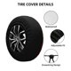thumbnail image 2 of Fotbe Chili2 Funda de Llanta de Repuesto con Estampado, Engrosada, Ajuste Universal para Jeep, Remolque, RV, SUV, Camión-16 inch, 2 of 6