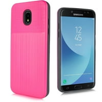 for 5" Samsung Galaxy J3 Star 2018 Orbit Amp Prime 3 Case Phone Case Multi Pattern Brushed Hard Back Slip Dent Guard Hybrid Slim Shock Bumper Cover black