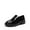 BLACK-PAT, variant on Dream Pairs Women’s Slip-On Loafers – Chunky Platform Vegan Leather Shoes with Arch Support