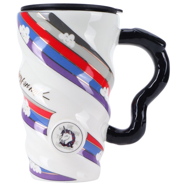 Taza de café de cerámica taza de originalidad taza de oficina de gran capacidad con tapa taza para el hogar café vino té bebida para el hogar escuela cafetería ANGGREK Otros