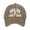 Khaki, variant on Unisex Letter Print Baseball Cap Washed Soft Top Sunshade Adjustable Outdoor Sport Dad Hat for Men and Women