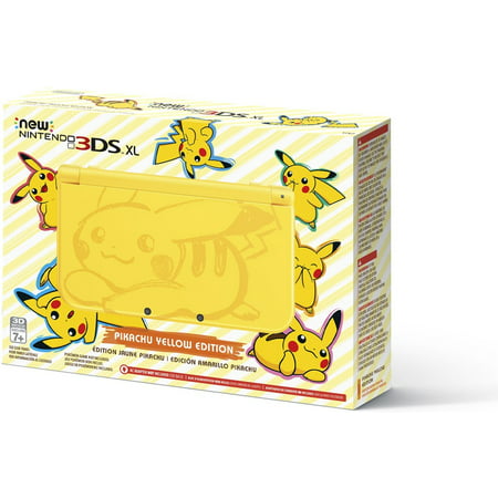 Nintendo NEW 3DS XL Handheld Console - Pokemon Pikachu Yellow (Best Gba Games Pokemon Yellow)