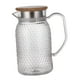 thumbnail image 5 of Jarra fría, jarra fría y caliente, nevera, café y tapa, anticaída para el hogar, PC, jarra de agua de té helado, jarra de agua de jugo resistente al tapa de bambú, 5 of 8