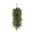 thumbnail image 2 of Clearance Under $3, Artificial Teardrop Swag Hanging Greenery Faux Pine and Cedar Accent with Cones for Front Door Mantel and Window Decor, 61cm(A), 2 of 5