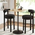 thumbnail image 7 of Modway Lippa Square 28" Wood Grain Mid-Century Modern Bar Table in Black Natural, 7 of 7