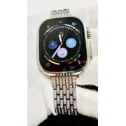 الماس مخصص مصقول 49mm iwatch فائقة الماس حجر الراين رابط الفرقة