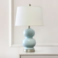 thumbnail image 5 of Lalia Home Modern Iron Desk Lamp with USB Port and Glass Shade White, 5 of 8