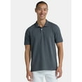 thumbnail image 3 of George Men’s & Big Men’s 2-Pack Pique Polo Shirt, Sizes XS-3XL, 3 of 6