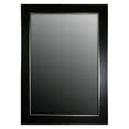 thumbnail image 1 of Hitchcock Butterfield Black ForestAndSilver Edged Trim Framed Wall Mirror - (35 x 45), 1 of 7