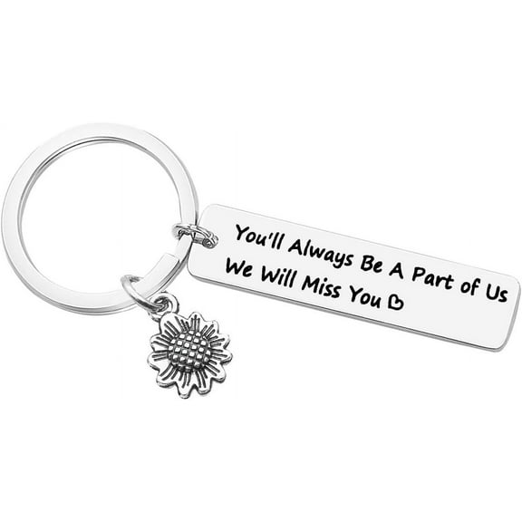 Coworker Leaving Away Keychain Gifts for Colleague Boss Goodbye Farewell Mentor Appreciation Key Chain Gifts Going Away Thank You Retirement Keychain Gifts for Friends Women Men Retirement Jewelry