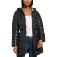 thumbnail image 4 of Kenneth Cole Womens Quilted Long Puffer Jacket/Coat Black L, 4 of 5