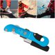 thumbnail image 4 of Descensor de escalada Parada de frenado automático Descendedor de control manual Dispositivo de aseguramiento profesional Equipo de equipo de aparejo Azul Macarena descensor de escalada en roca, 4 of 8