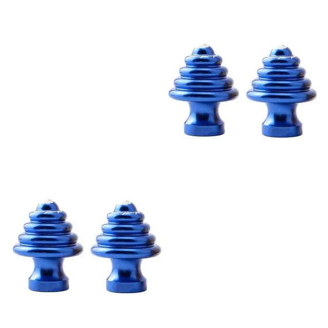 Advancent Tuerca de cubo de bicicleta Aleación de aluminio Ejes de rueda antioxidantes Componentes de bicicleta Azul Type2 NO2