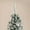 Green#0, variant on Christmas Tree HOMCOM 7.5' Tall Unlit Snow-Flocked Slim Artificial Christmas Tree with Realistic Branches and 738 Tips,Flocked Christmas Tree