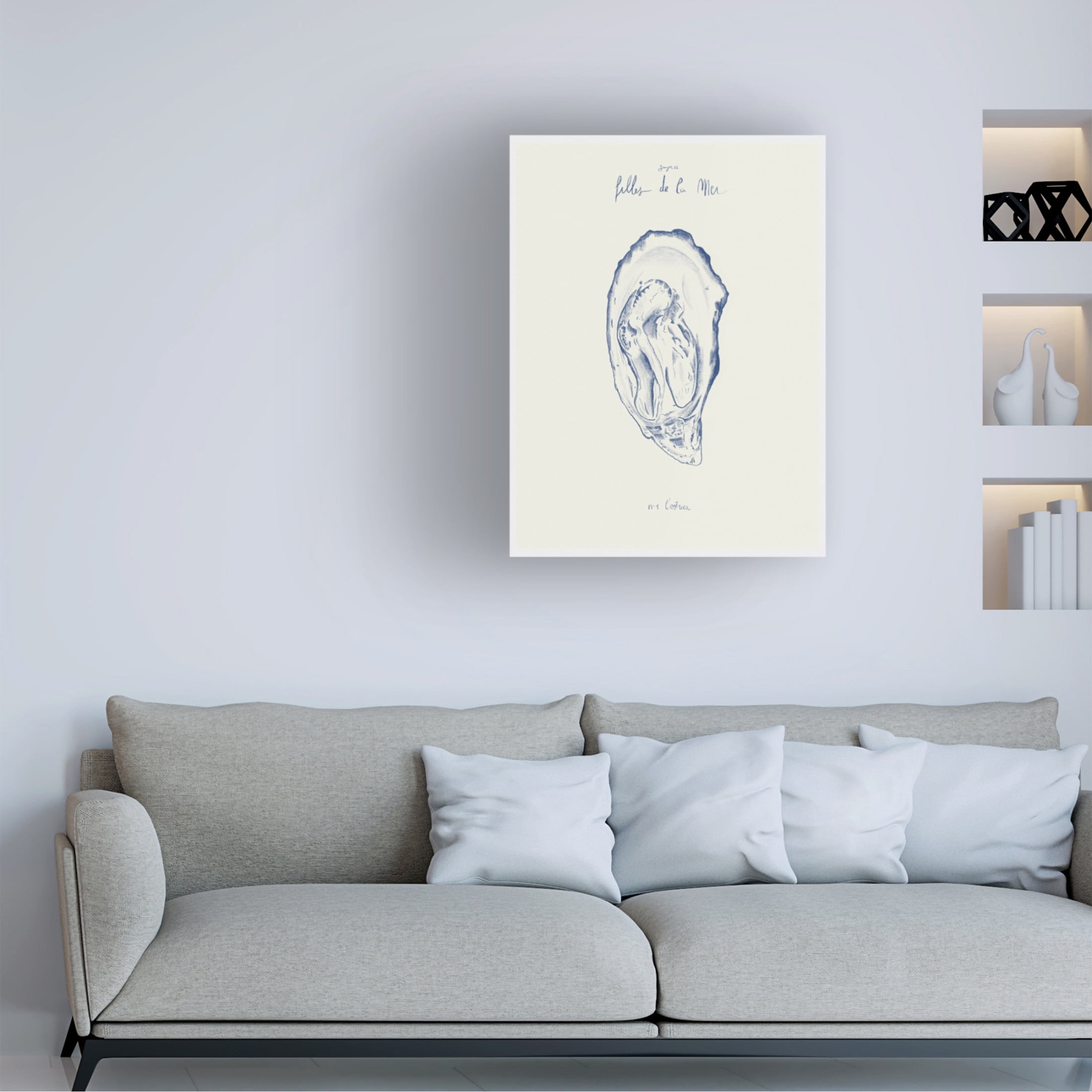 Trademark Fine Art Giulia Mora  Filles de la mer n.1 Laostrica Canvas Wall Art