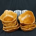 thumbnail image 2 of Plato de fruta de madera maciza, bandeja de madera tallada con raíz de tronco, vajilla ligera de lujo, plato de fruta creativo, cuenco de madera irregular, 2 of 5
