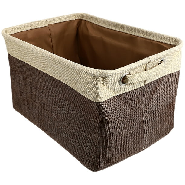 Canasta de almacenamiento de tela Plegable Sundies Container Toyadores para el hogar Contenedor de almacenamiento