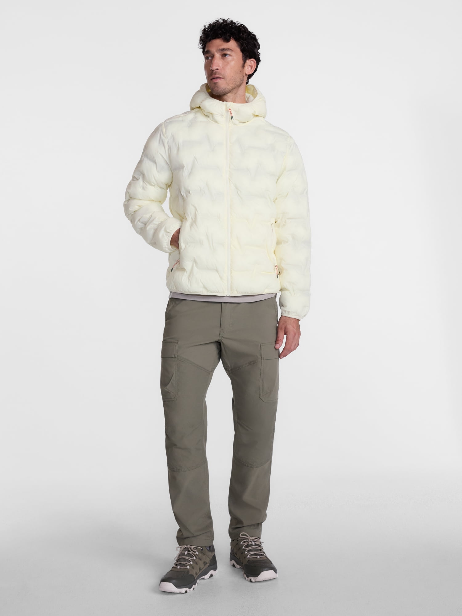 Ozark Trail Men's and Big Men's Midweight Puffer Jacket, Sizes S-3XL