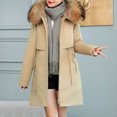 thumbnail image 2 of Vedolay Women's Winter Coats Knit Cardigan Coats Oversized Fall Dressy Casual Jackets Khaki,3XL, 2 of 5